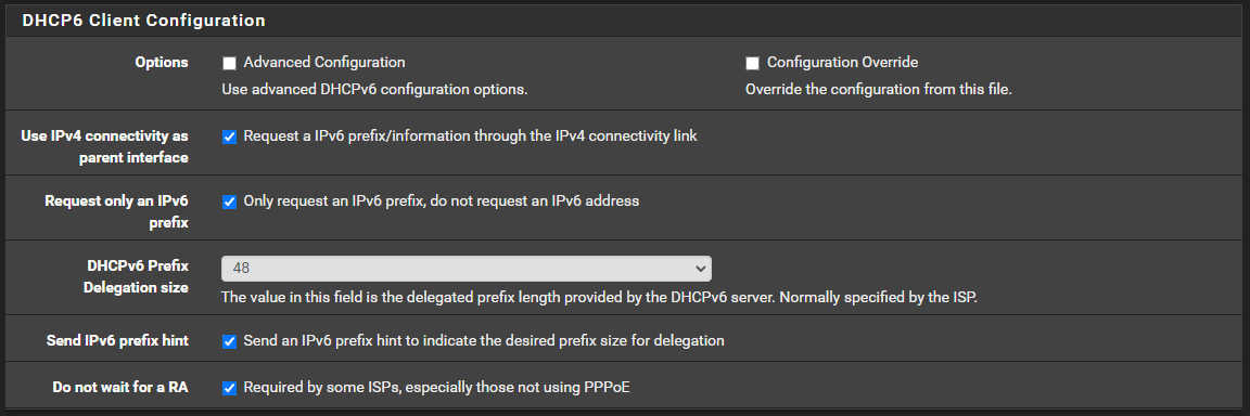 dhcp6clientconfiguration